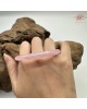 【肌容雪】天然美石粉水晶圓條手鐲 編號B255(鐲圍56.1mm#17.5號)