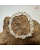 【肌容雪】天然美石白水晶單圈手串 編號B256