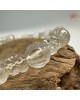 【肌容雪】天然美石白水晶單圈手串 編號B256