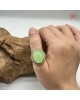 【肌容雪】天然緬甸A貨14K正陽綠翡翠鑽鑲戒指 編號463