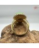【肌容雪】天然緬甸A貨14K正陽綠翡翠鑽鑲戒指 編號463