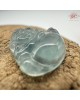 【肌容雪】天然緬甸A貨藍水翡翠彌勒佛吊墜 編號479