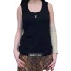 【二手精品9.9新】Louis Vuitton（Louis Vuitton路易威登）經典的羅紋背心上衣(肩38胸40長56)編號S440
