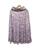 【二手精品9.9新】香奈兒 Chanel經典山茶花圖騰長裙(腰35臀50長95)編號S456