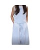 【二手精品9.9新】CHANEL Uniform（香奈兒員工制服）系列的白色無袖背心上衣(肩38胸47長50)編號S457
