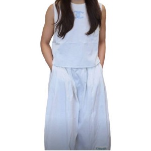  【二手精品9.9新】CHANEL（香奈兒） 的白色半身裙(腰34〔彈性〕臀60長82 )編號S458