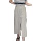 【二手精品9.9新】PRADA（普拉達）工裝風格拉鍊設計中長裙(腰36臀48長84)編號S461