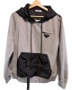 【二手精品9.9新】黑色再生尼龍（Re-Nylon）材質的口袋與帽飾(肩40胸52長65)編號S464
