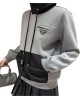 【二手精品9.9新】黑色再生尼龍（Re-Nylon）材質的口袋與帽飾(肩40胸52長65)編號S464