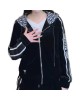 【二手精品9.9新】迪奧Christian Dior 天鵝絨連帽外套(肩42胸54長60)編號S467