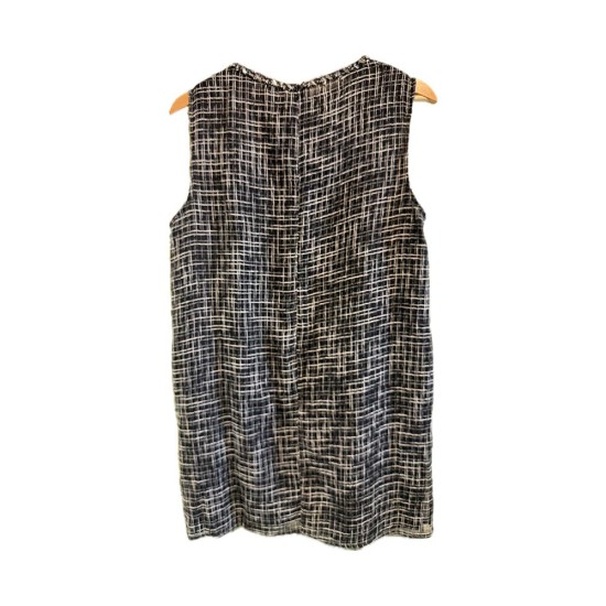 【二手精品9.9新】香奈兒Chanel 黑色無袖毛呢洋裝(肩38胸50長82)編號S469