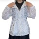 【二手精品9.9新】路易威登Louis Vuitton 的白色連帽風衣(肩42胸52長72袖長62)編號S470