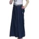 【二手精品9.9新】迪奧Christian Dior 的丹寧斗篷式中長裙(腰35臀70長84 )編號S472