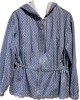 【二手精品9.9新】路易威登Louis Vuitton 品牌的 Monogram 牛仔連帽外套(肩38胸58長62 )編號S476