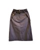 【二手精品9.9新】Prada（普拉達） 的經典款黑色工裝風長裙(腰34臀51長80 )編號S484