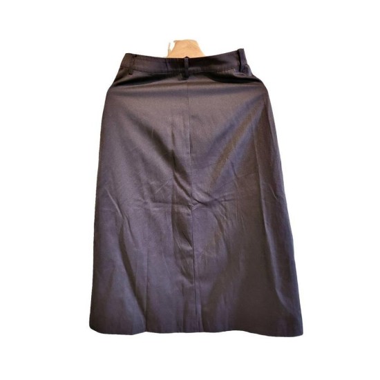 【二手精品9.9新】Prada（普拉達） 的經典款黑色工裝風長裙(腰34臀51長80 )編號S484