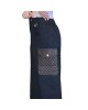 【二手精品9.9新】 Louis Vuitton（路易威登）工裝風格設計的拼接中長裙(腰33（有彈性）臀50長70)編號S486