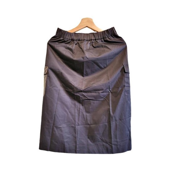 【二手精品9.9新】 Louis Vuitton（路易威登）工裝風格設計的拼接中長裙(腰33（有彈性）臀50長70)編號S486
