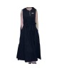【二手精品9.9新】Miu Miu 蕾絲滾邊無袖縮腰連身裙  (肩38胸45長111)編號S500