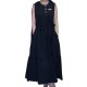 【二手精品9.9新】Miu Miu 蕾絲滾邊無袖縮腰連身裙  (肩38胸45長111)編號S500