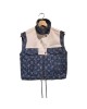 【二手精品9.9新】Louis Vuitton（路易威登） 經典的 Monogram 滿版老花拼接拼色牛仔無袖背心夾克(肩42胸48長56 )編號S501
