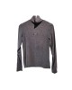 【二手精品9.9新】香奈兒 (CHANEL) 的高領長袖深灰色針織毛衣打底衫(肩38胸48長60袖長61)編號S503