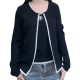 【二手精品9.9新】CHANEL 香奈兒的經典小香風滾邊針織開衫(肩38胸50長54袖長60)S509