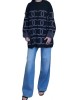 【二手精品9.9新】香奈兒 (CHANEL) 的經典 滿版雙 C 標誌針織毛衣(肩42胸68長77袖長57)編號S511