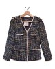 【二手精品9.9新】 CHANEL（香奈兒）經典復古粗花呢（Tweed）外套(肩32胸42長60袖長57)編號S514