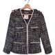 【二手精品9.9新】 CHANEL（香奈兒）經典復古粗花呢（Tweed）外套(肩32胸42長60袖長57)編號S514