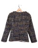 【二手精品9.9新】 CHANEL（香奈兒）經典復古粗花呢（Tweed）外套(肩32胸42長60袖長57)編號S514