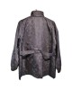 【二手精品9.9新】香奈兒（CHANEL)的黑色機能風防風外套中長版夾克(肩42胸54長74袖長60)編號S517