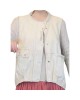 【二手精品9.9新】 Chanel（香奈兒）Uniform 系列工裝拉鍊口袋背心(肩38胸58長53)編號S525