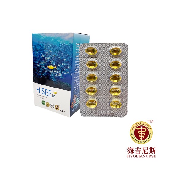 海吉尼斯 HISEE海吉魚油IV 軟膠囊60入 海吉尼斯 HISEE海吉魚油IV 軟膠囊60入