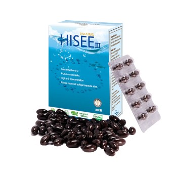 HISEE葉黃素DHA III 軟膠囊 30顆(植物性專利微藻DHA)